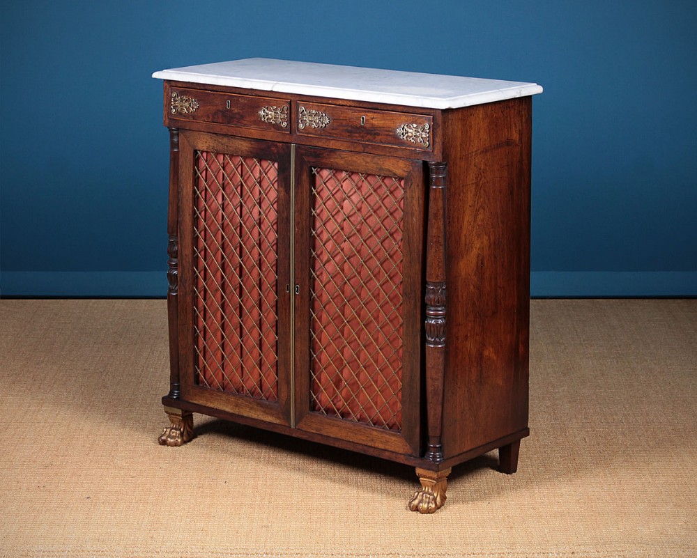 Very Small Regency Rosewood Chiffonier c.1820.