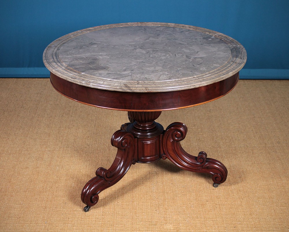 19th.c. French Marble Top Centre Table Or Gueridon c.1860
