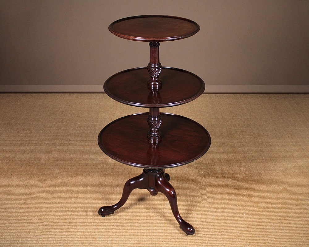 George III Mahogany Dumb Waiter c.1810