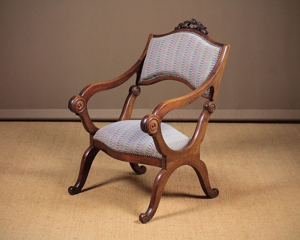 19th.c. Metamorphic Prayer Chair.