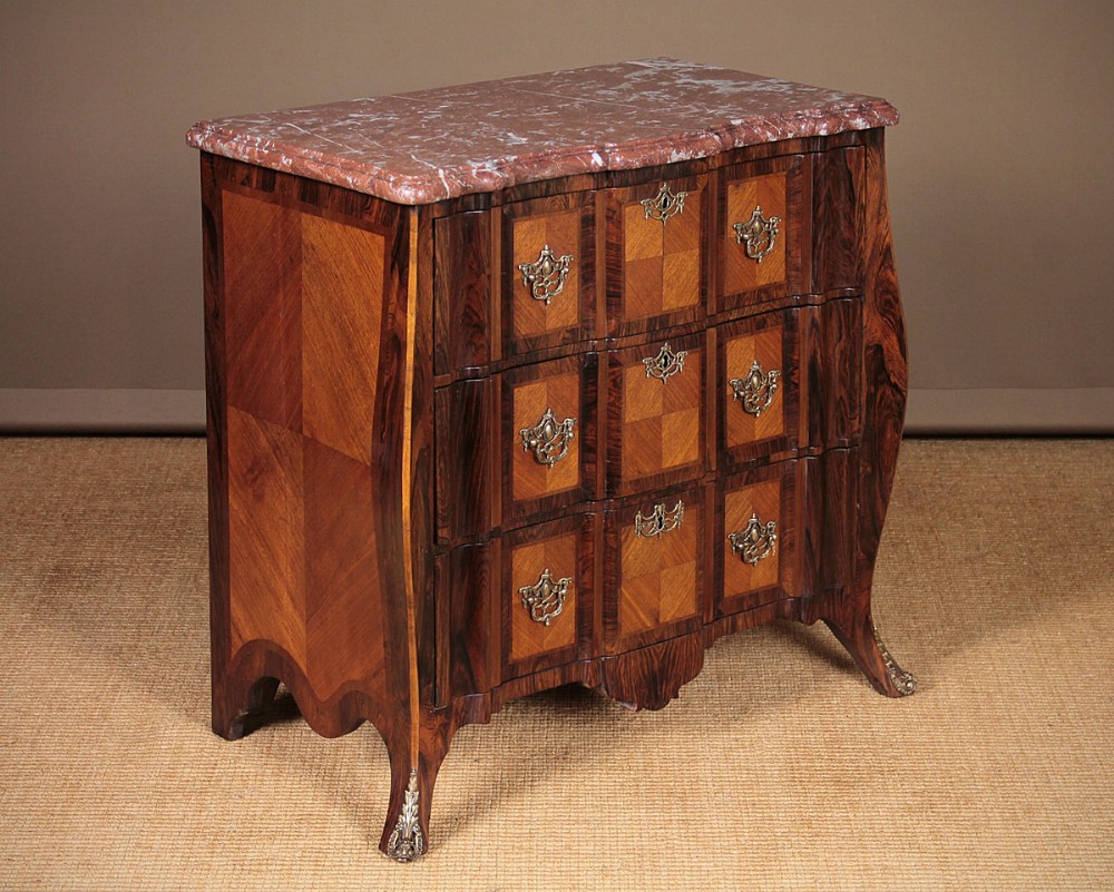 Small Marble Top Chest of Drawers c.1860.
