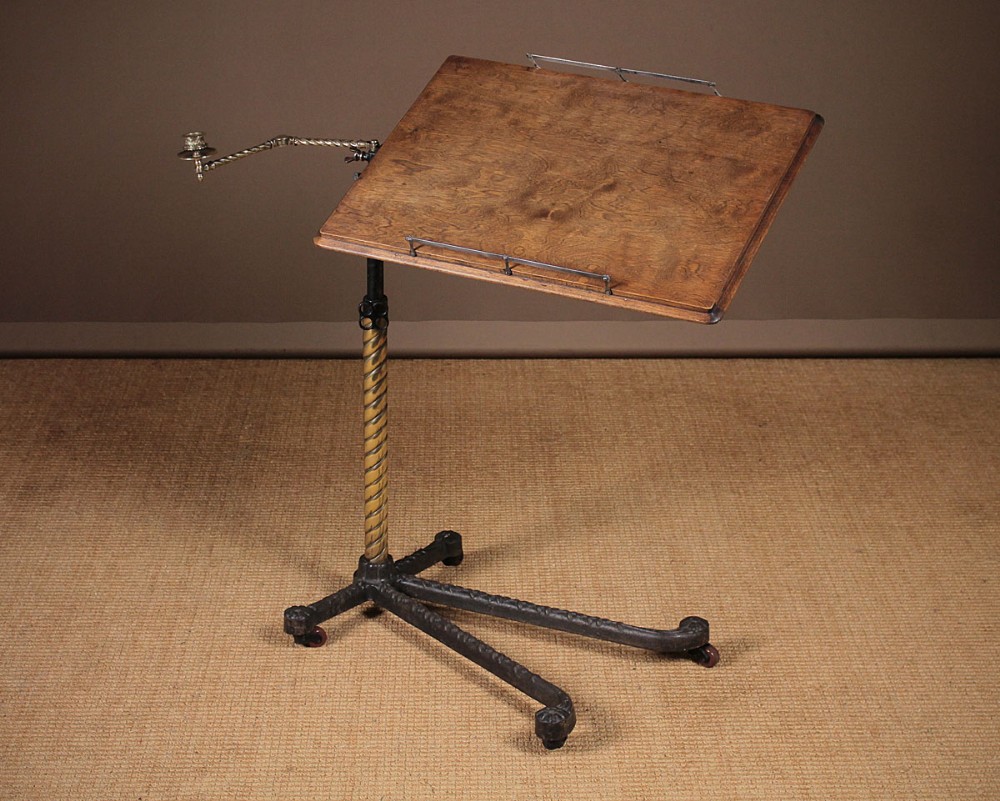 Late 19th.c. Adjustable Table or Reading Stand c.1890.