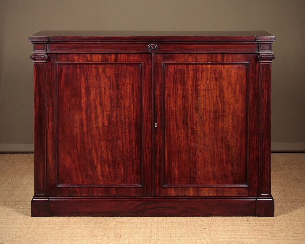 Large Two Door Mahogany Cabinet by Edwards & Roberts c.1880.