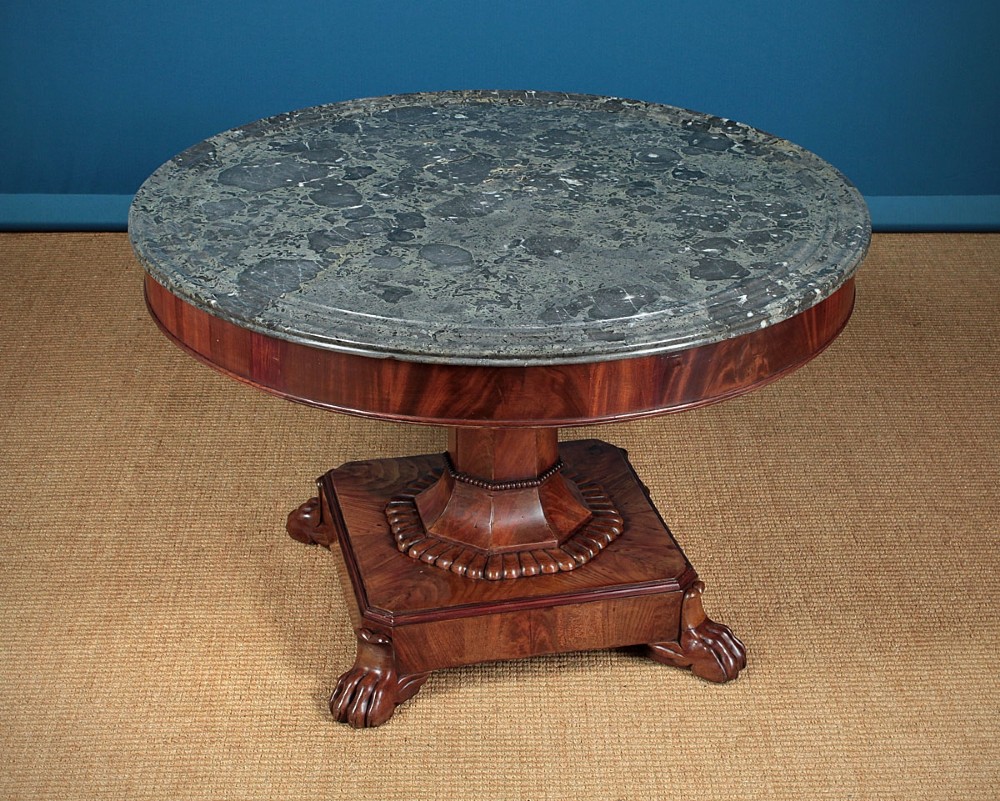 Low Marble Top Gueridon Centre Table c.1840.