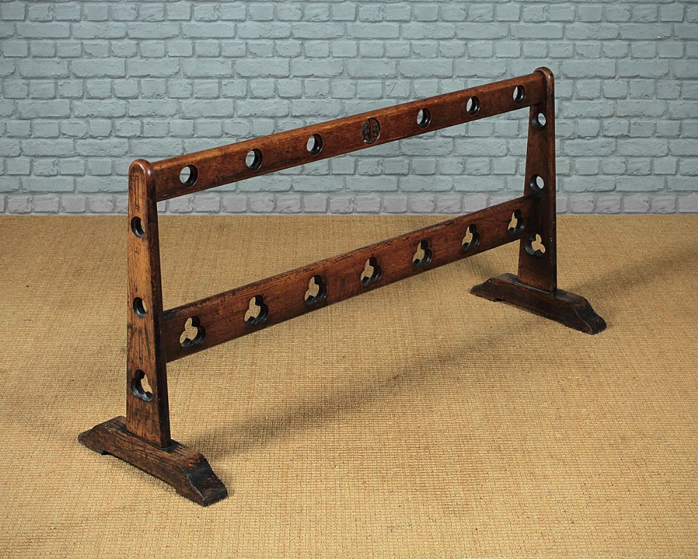 Late 19th.c. Oak Saddle Rack c.1880