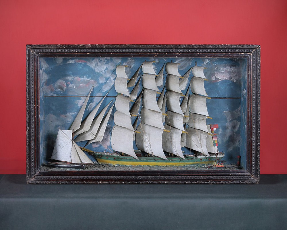 Large Maritime Diorama c.1880.