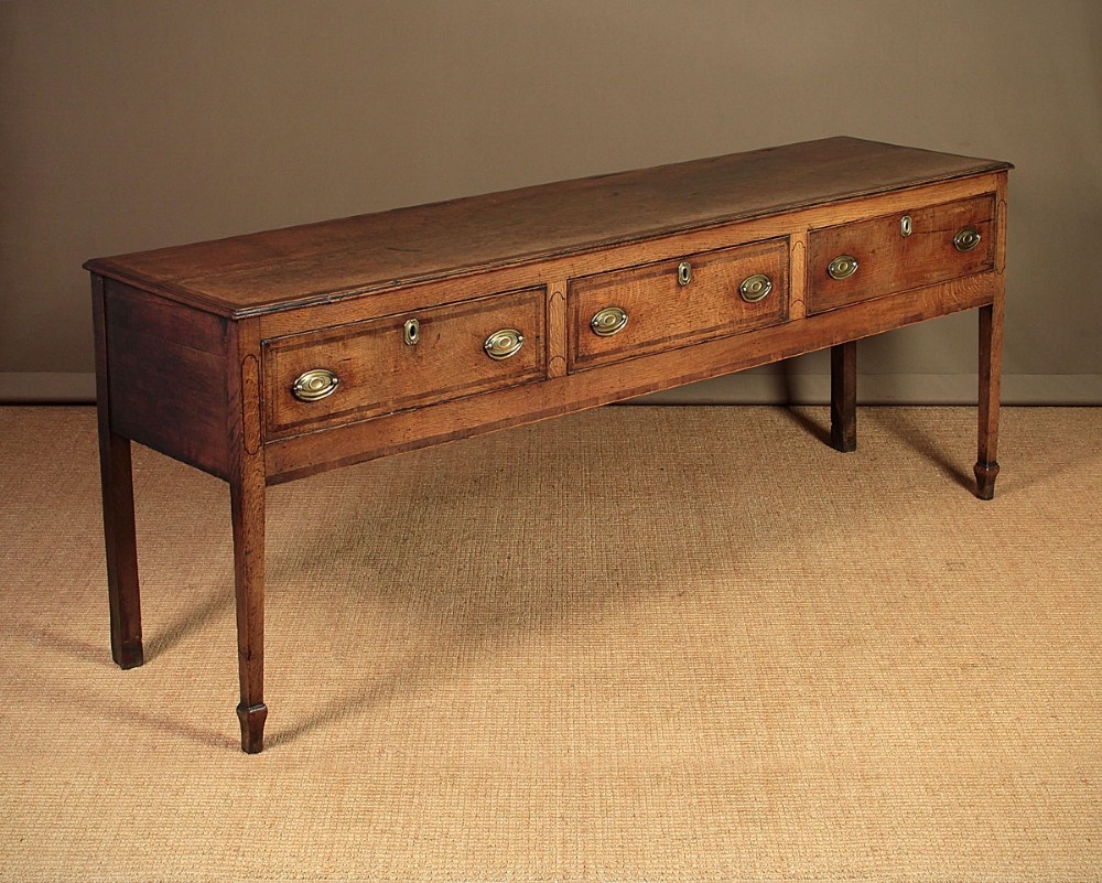 Georgian Open Dresser Base c.1800.