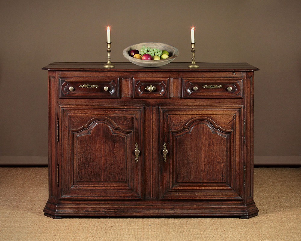 Mid 18th.c. French Oak Dresser Base c.1760.