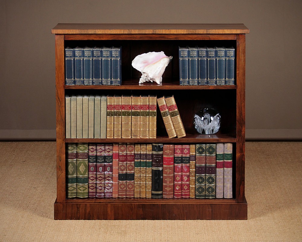 Late 19th.c. Rosewood Open Bookcase c.1870.