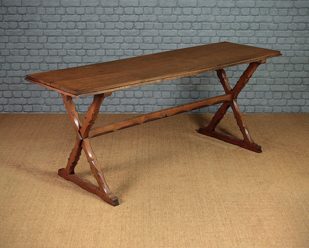 Oak Refectory Dining Table c.1900.