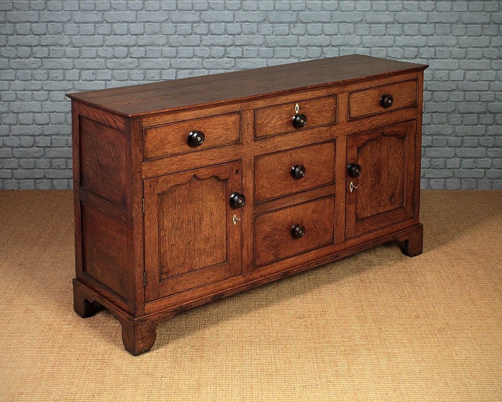 Welsh Oak Cupboard Dresser Base c.1830.