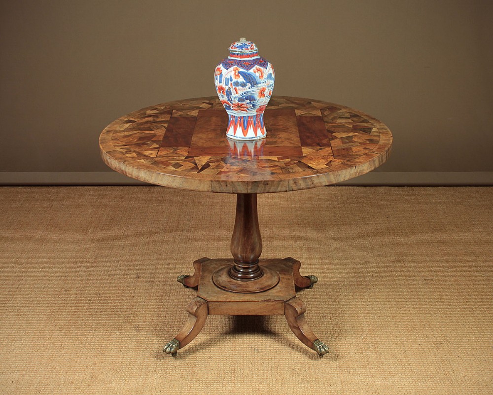 Early 19th.c. Regency Era Specimen Top Centre Table c.1820.
