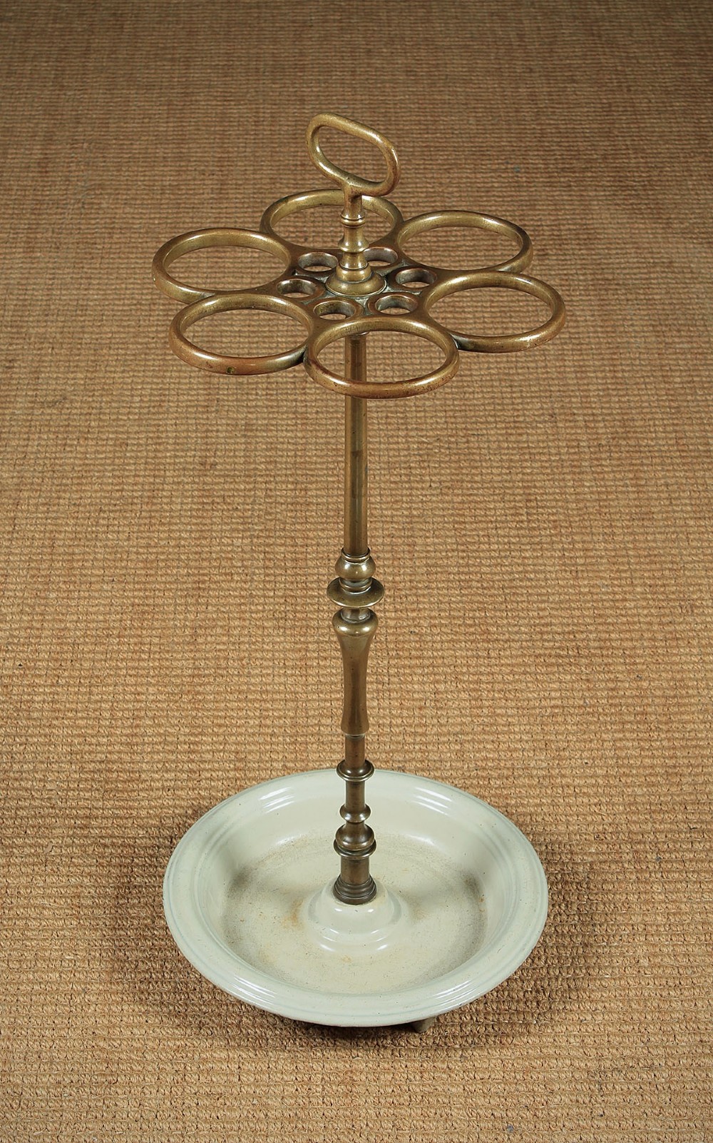 Edwardian Brass Umbrella Stand c.1905.