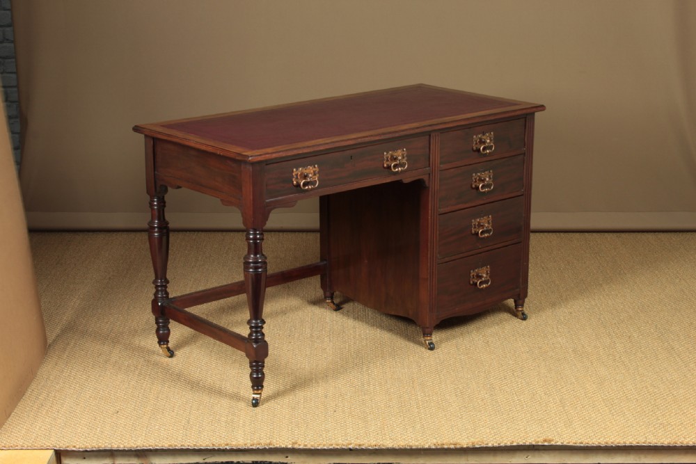 Edwardian Mahogany Writing Desk c.1905.  View II