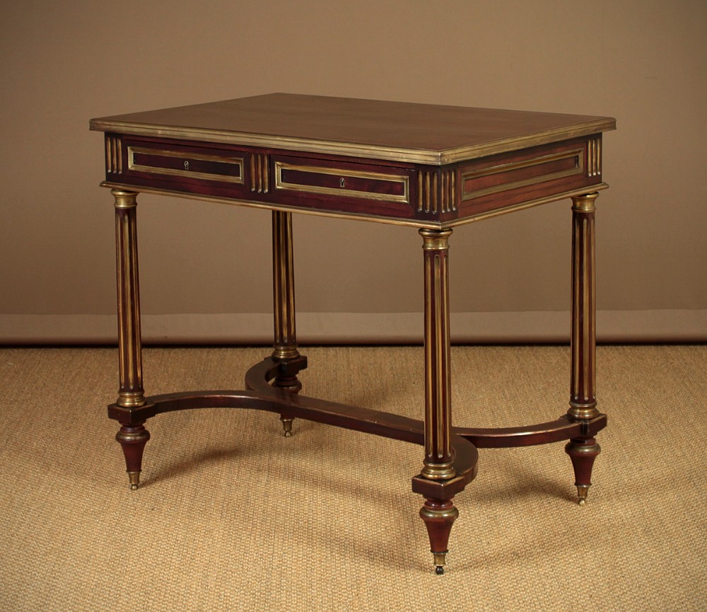 Brass Mounted Mahogany Side Table c.1900.
