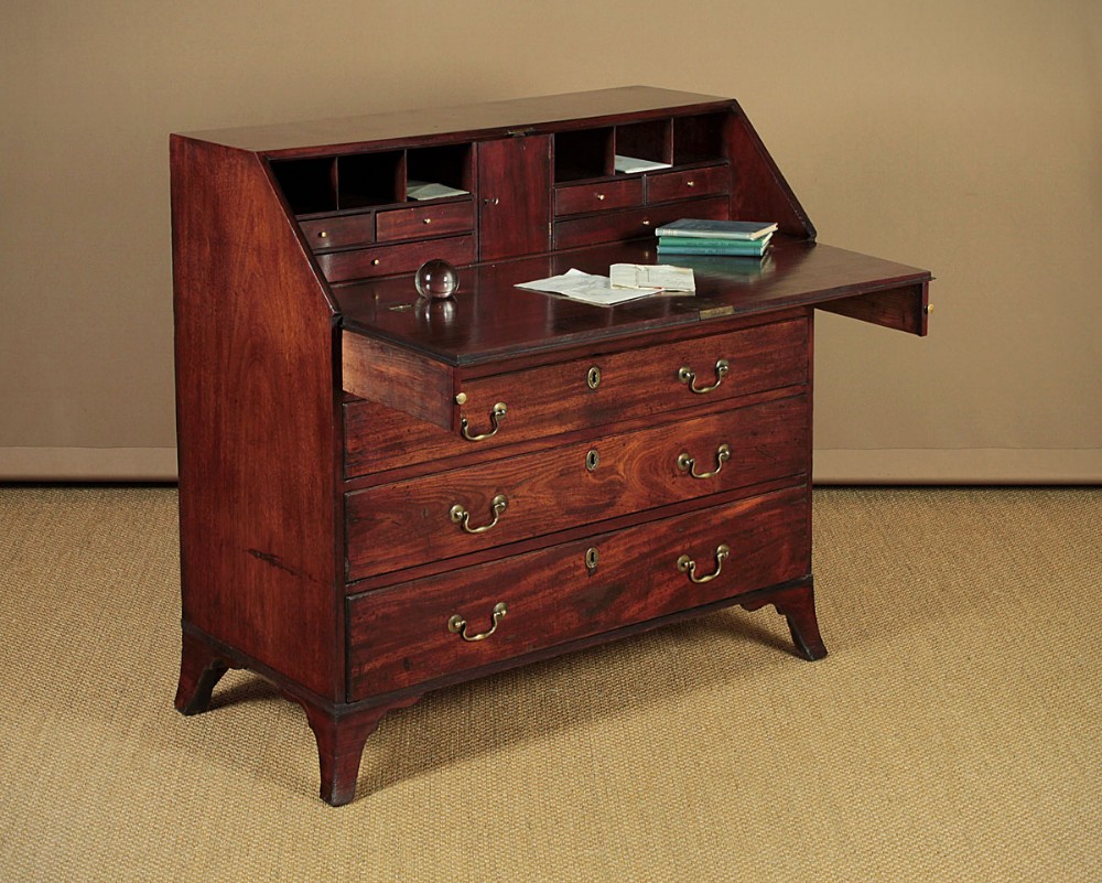 George III Mahogany Writing Bureau c.1790.