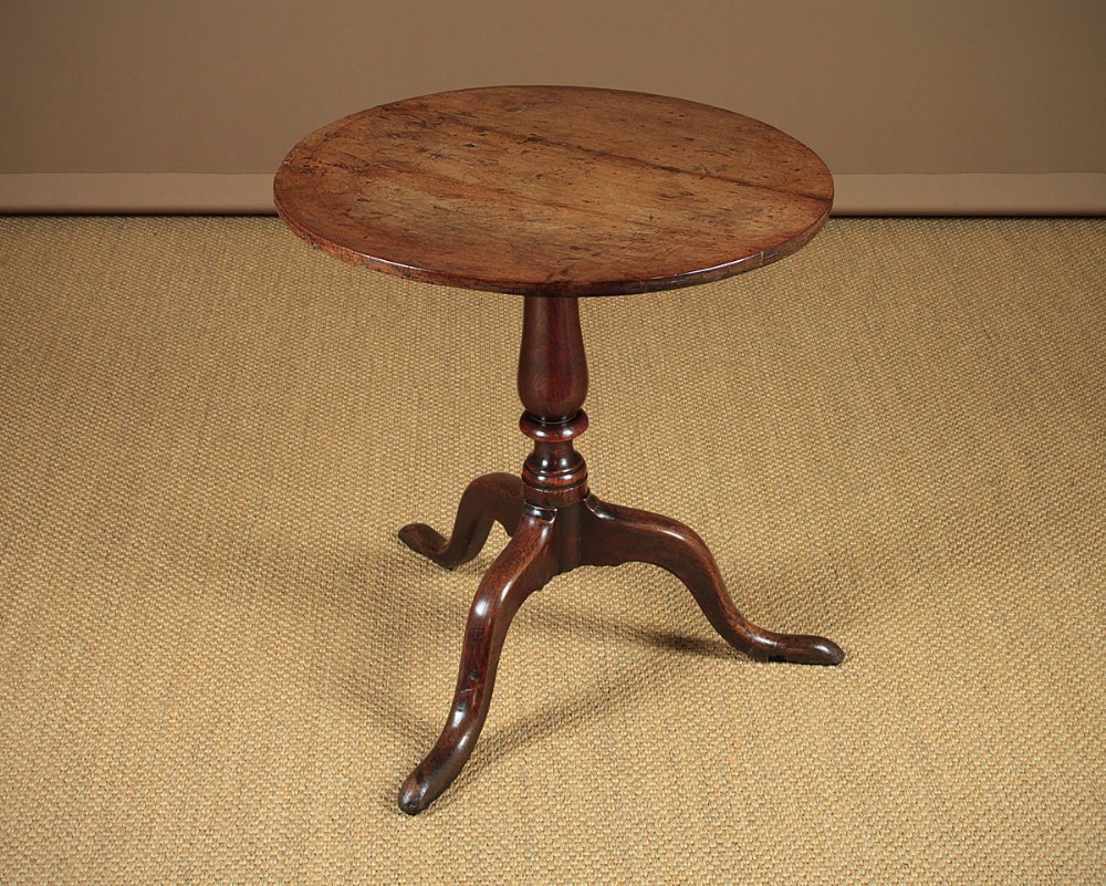 Georgian Oak Tripod Wine Table c.1790.