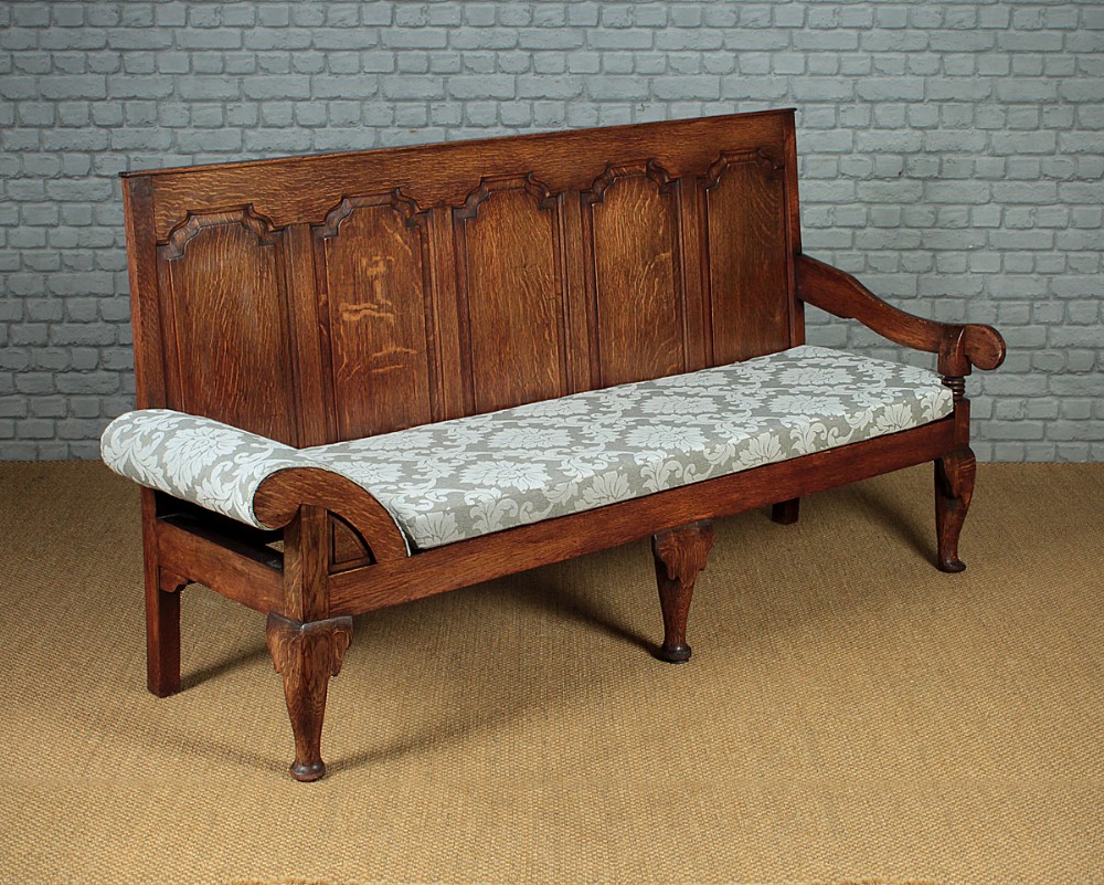 Unusual Early 19th.c. Oak Hybrid Settle & Chaise c.1820.