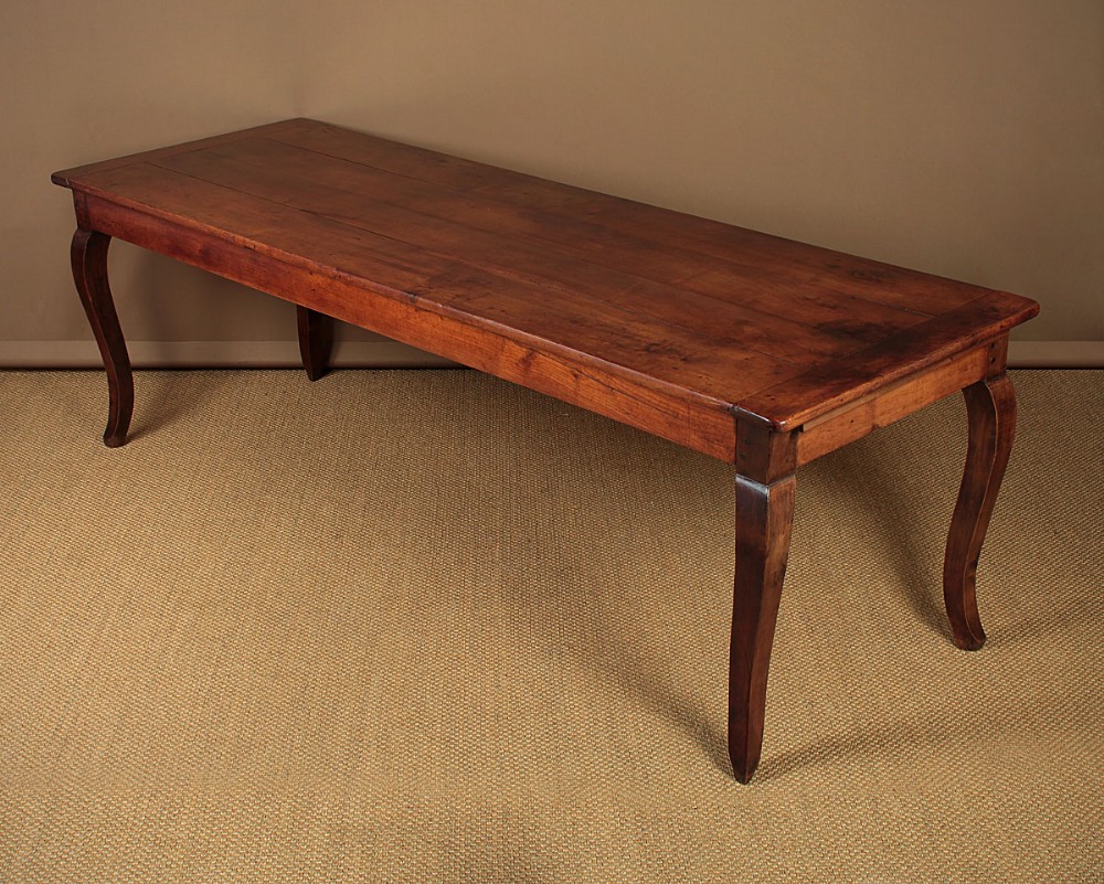 10 Seater Cherrywood Farmhouse Kitchen Dining Table c.1850.