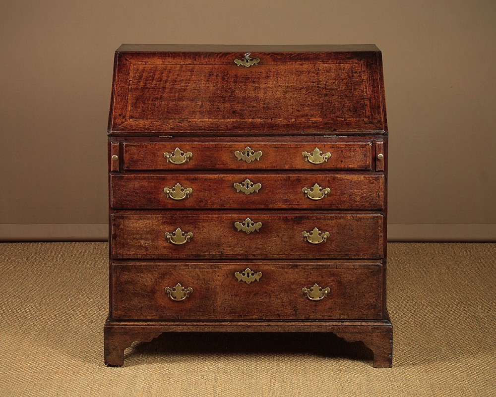 Georgian Oak Bureau c.1790.