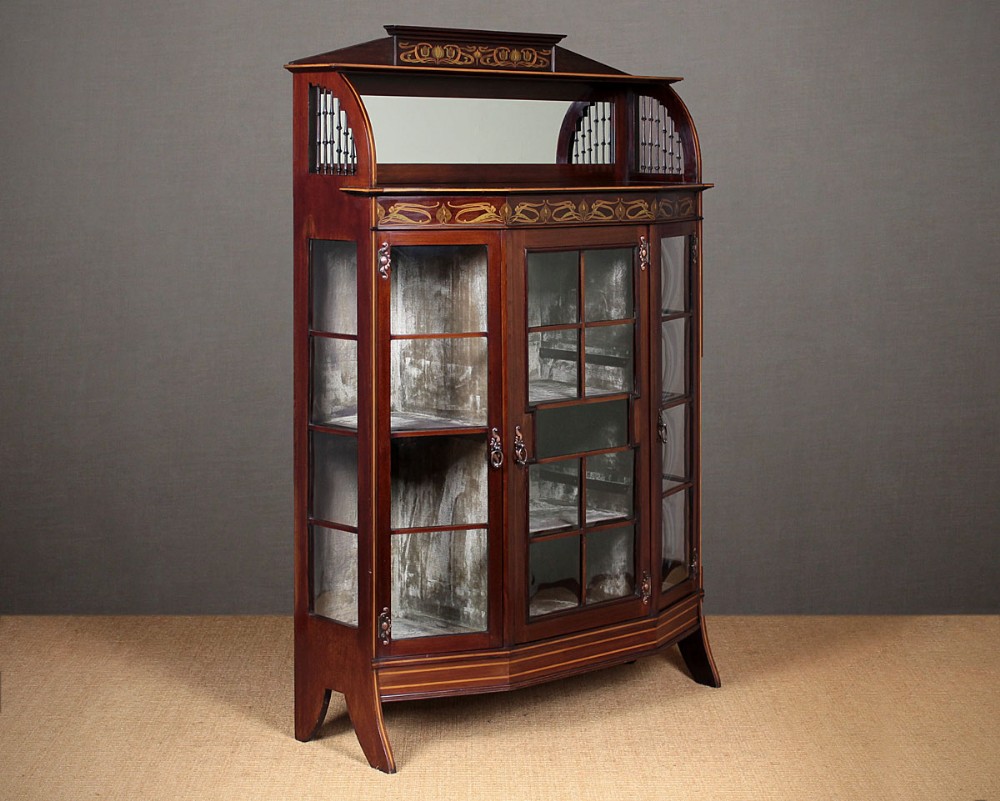Art Nouveau Display Cabinet c.1905.