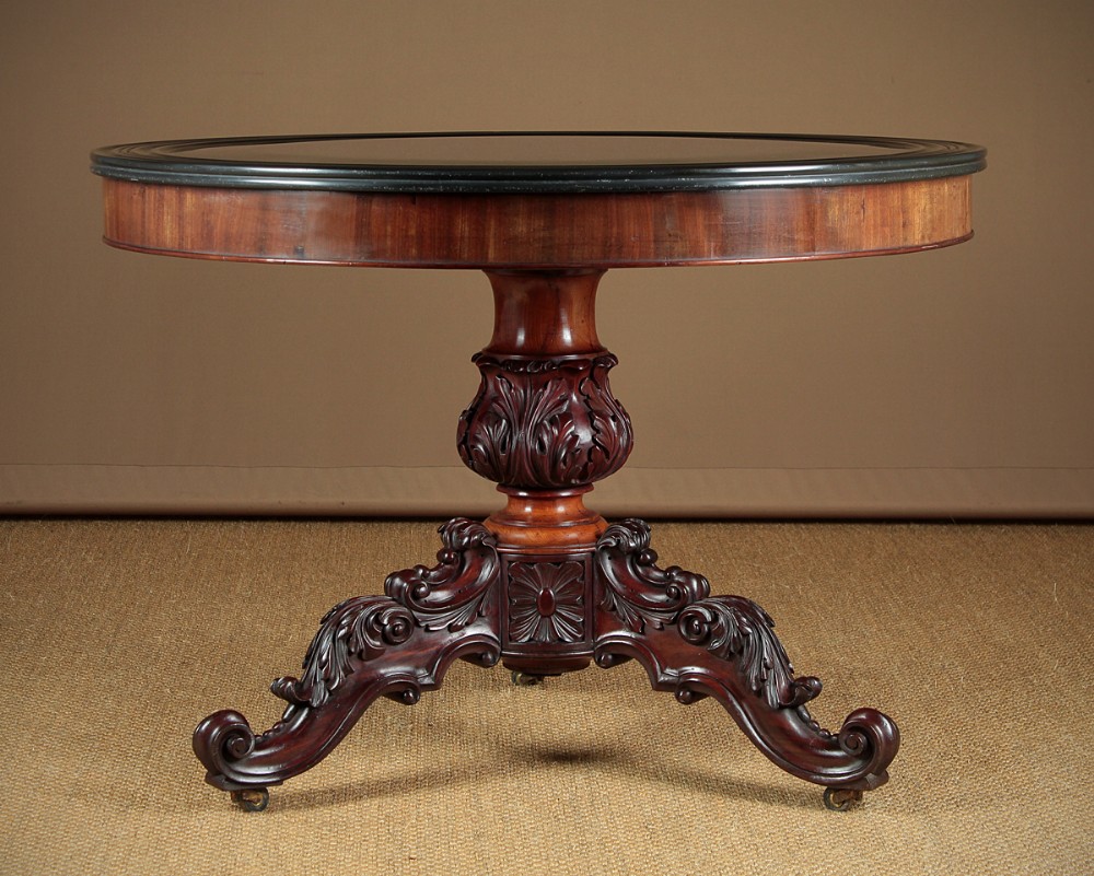 Mid 19th.c. French Marble Top Centre Table Or Gueridon c.1860. 