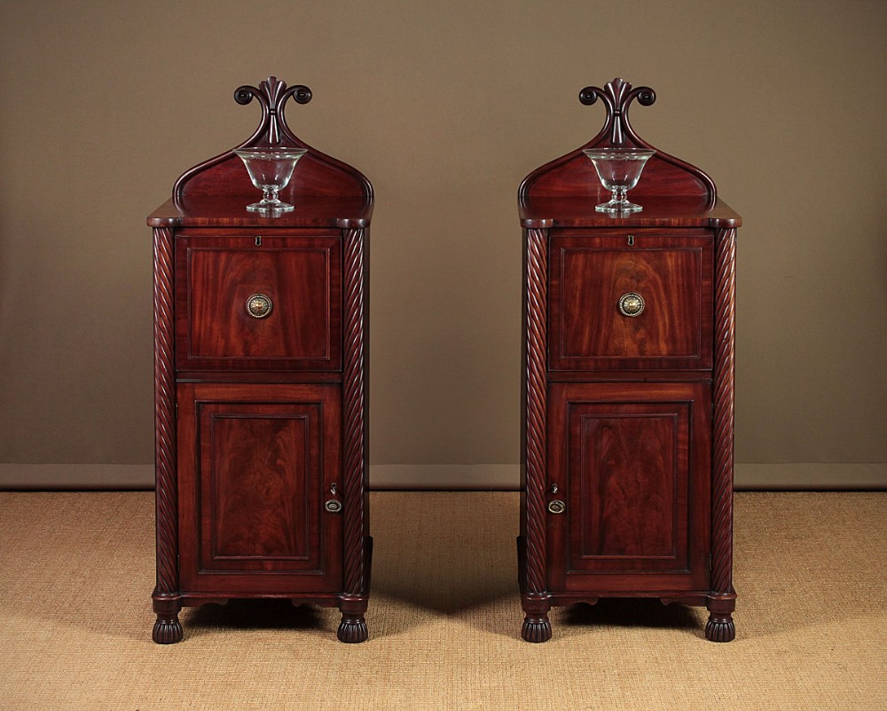 Pair of Regency Pedestal Cabinets c.1820.