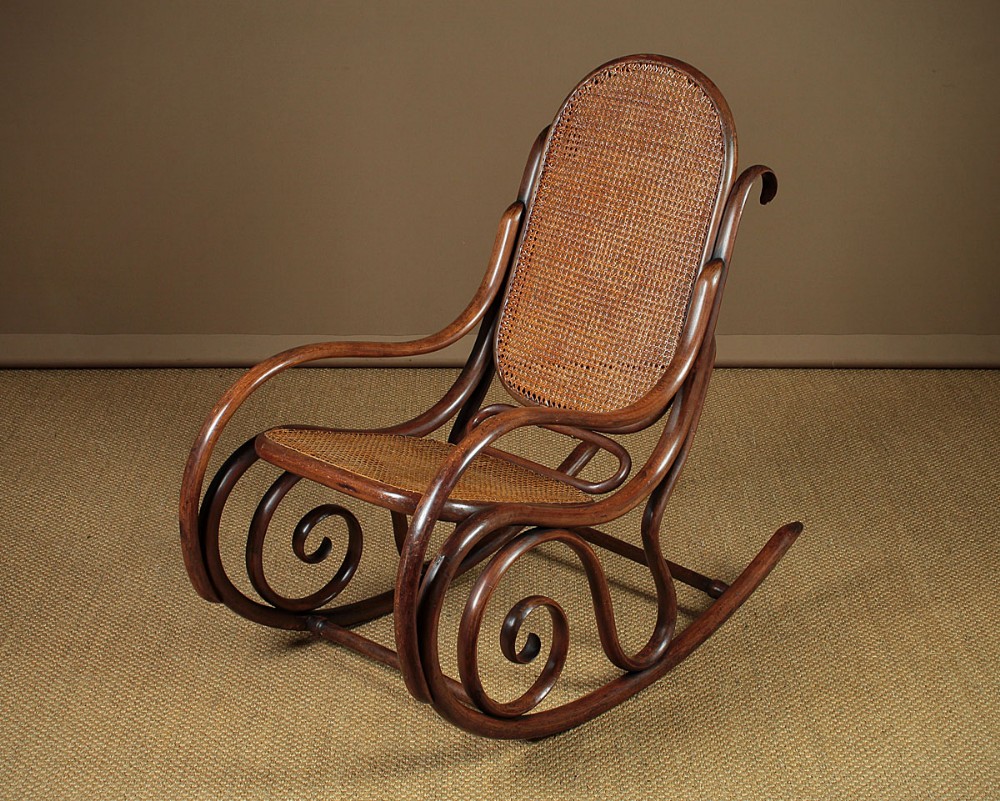 Early 20th.c. Bentwood Rocking Armchair c.1920