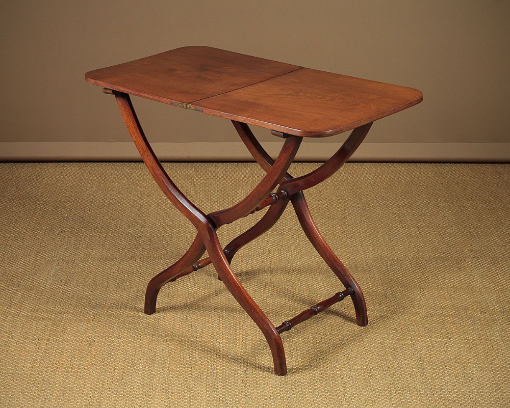 Mahogany Folding Supper Table c.1830.