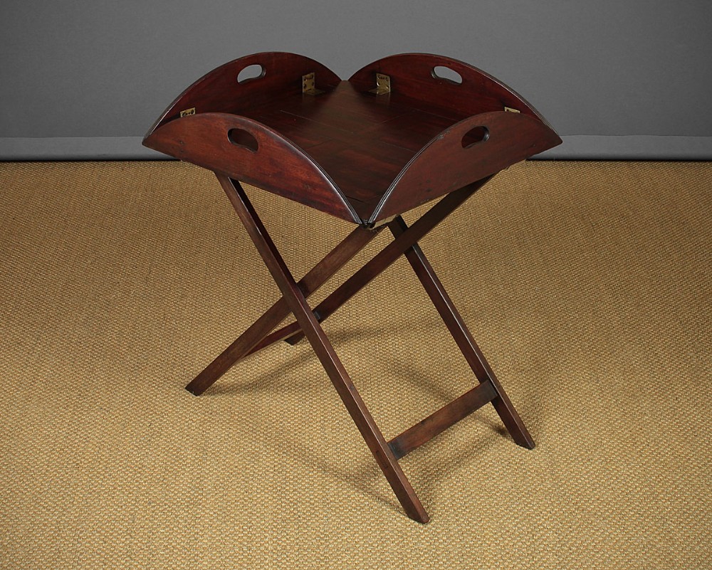 Folding Butler’s Tray on Stand c.1880.