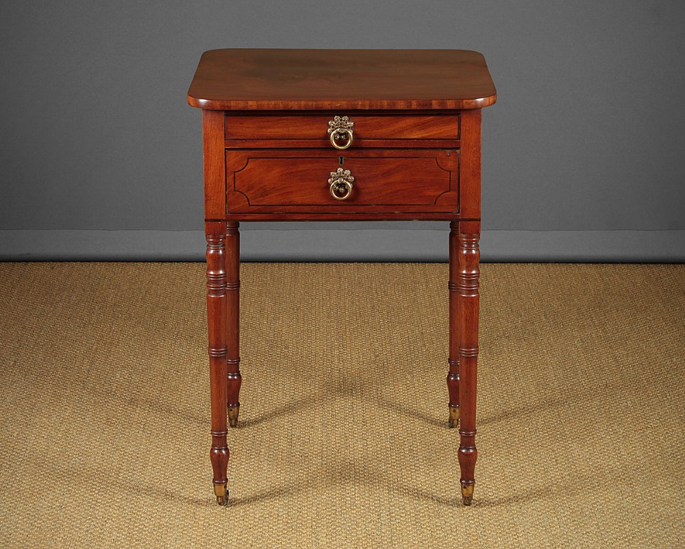 Small Side Table with Drawers c.1840.