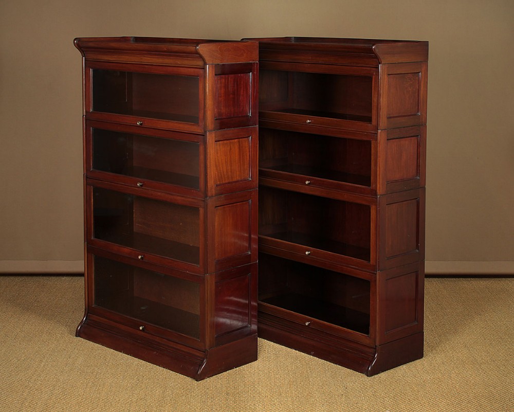 Pair of Stacking Office Bookcases c.1920.