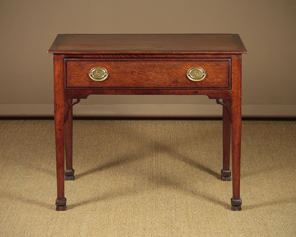 Georgian Oak Lowboy Side Table c.1800.