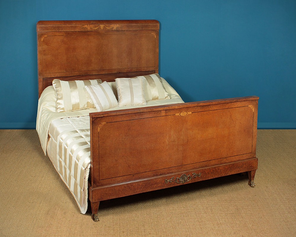 19th.c. French Empire Style Double Bed c.1890. 