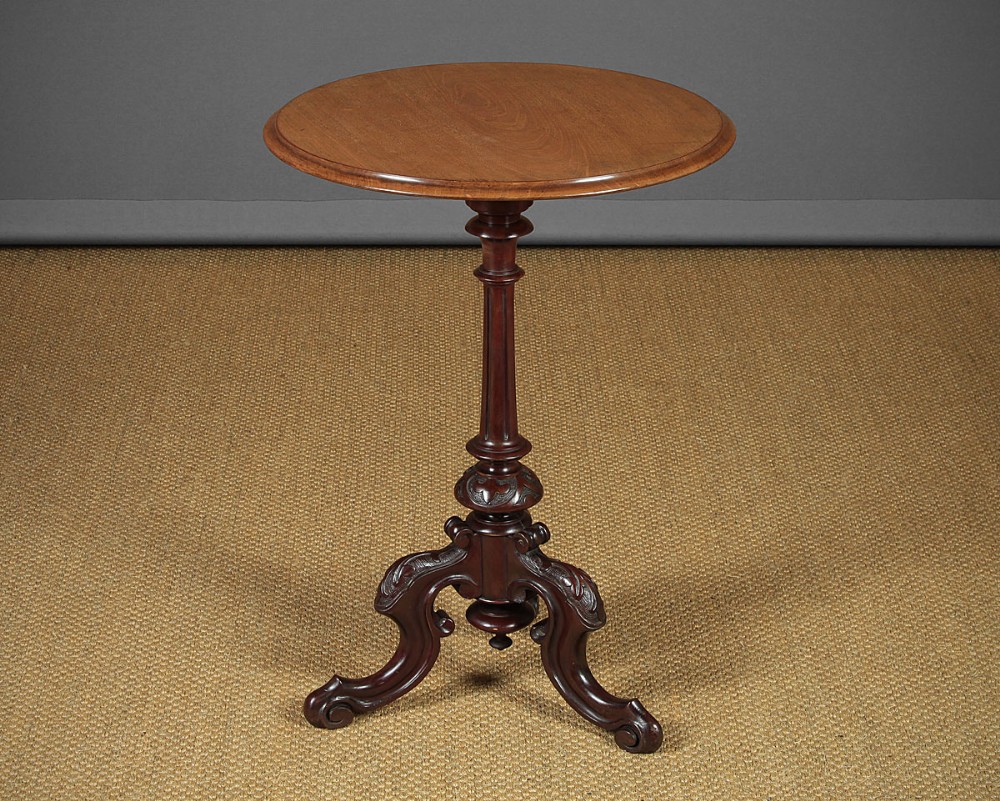 Mid 19th.c. Mahogany Tripod Table c.1860.