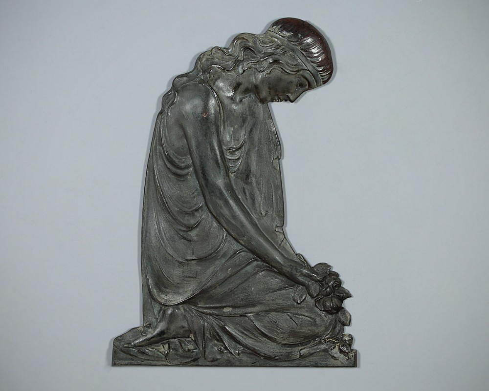 Late 19th.c. Bronze Wall Plaque c.1890.