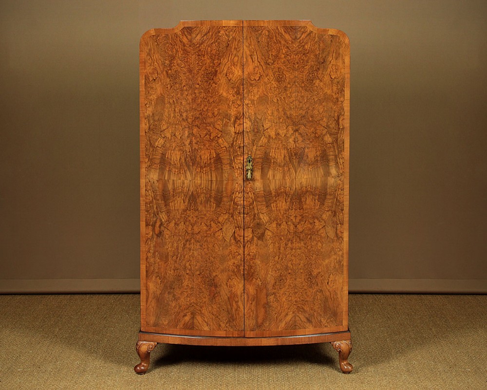 Art Deco Era Gents Compactum Wardrobe c.1930.