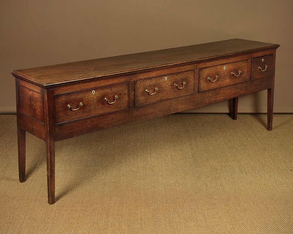 19th.c. Welsh Open Dresser Base c.1825.