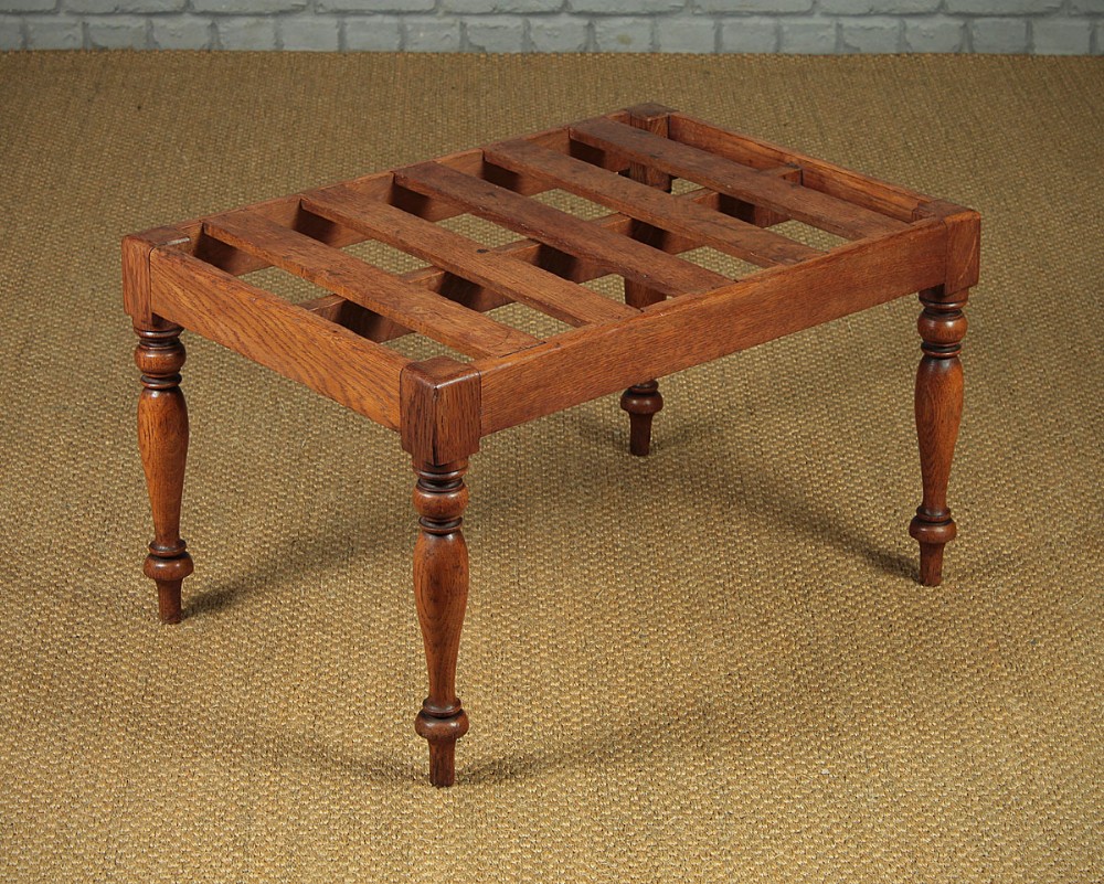 19th.c. Oak Luggage Stand c.1890.