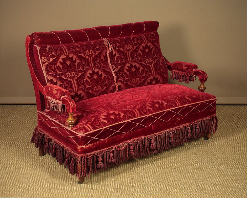 Late 19th.c. Sofa with Original Upholstery c.1890.