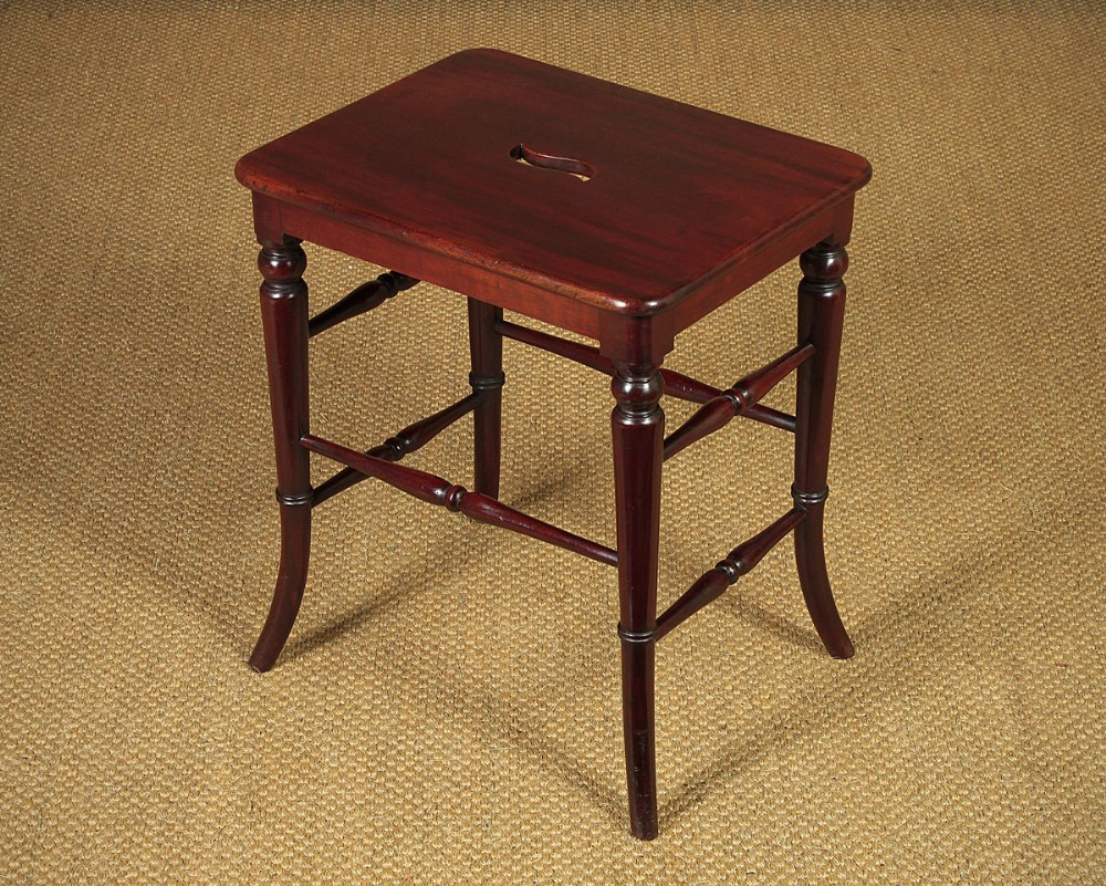 Mahogany Stool c.1890.