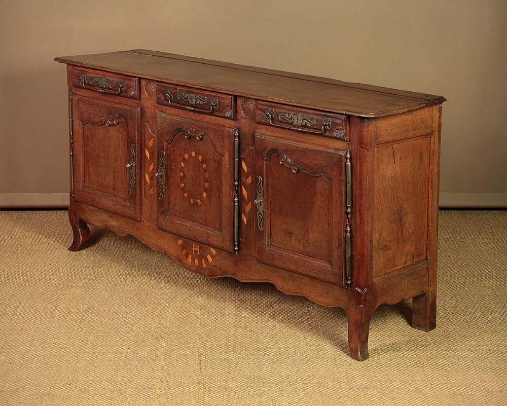 18th.c. French Oak Cupboard Dresser Base c.1780. 
