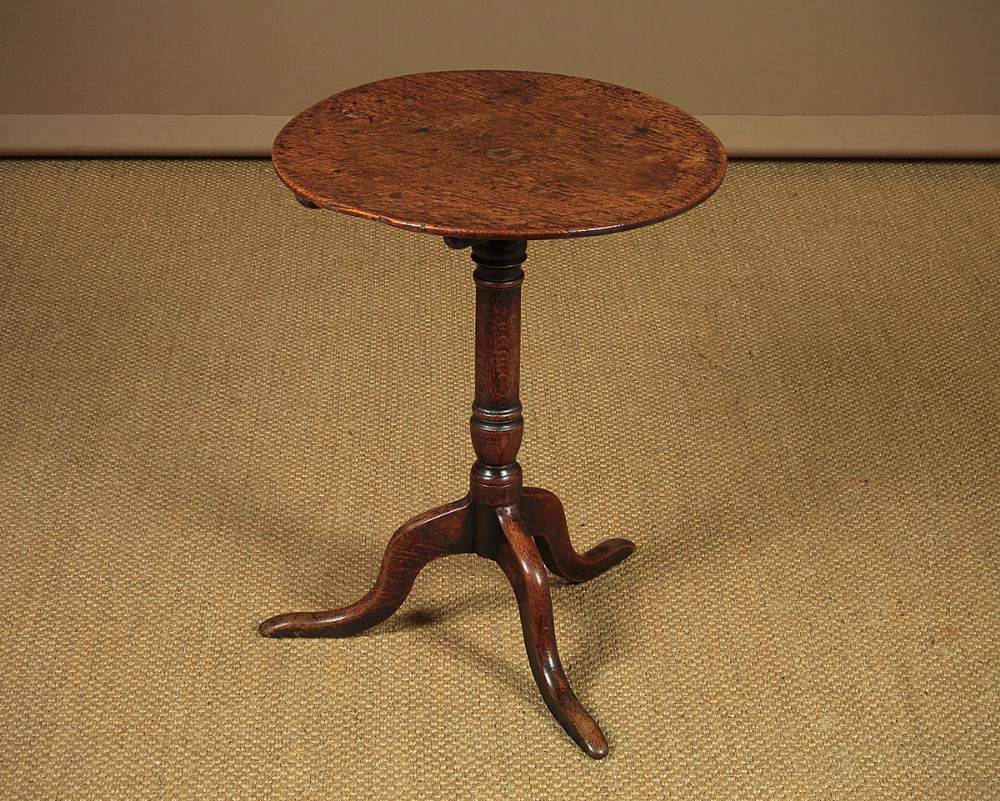 Georgian Oak Tripod Wine Table c.1810.