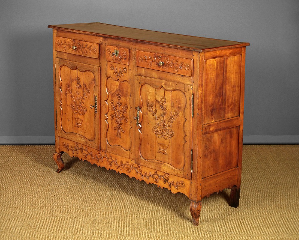 Early 19th.c. French Cherry Wood Dresser Base c.1820.