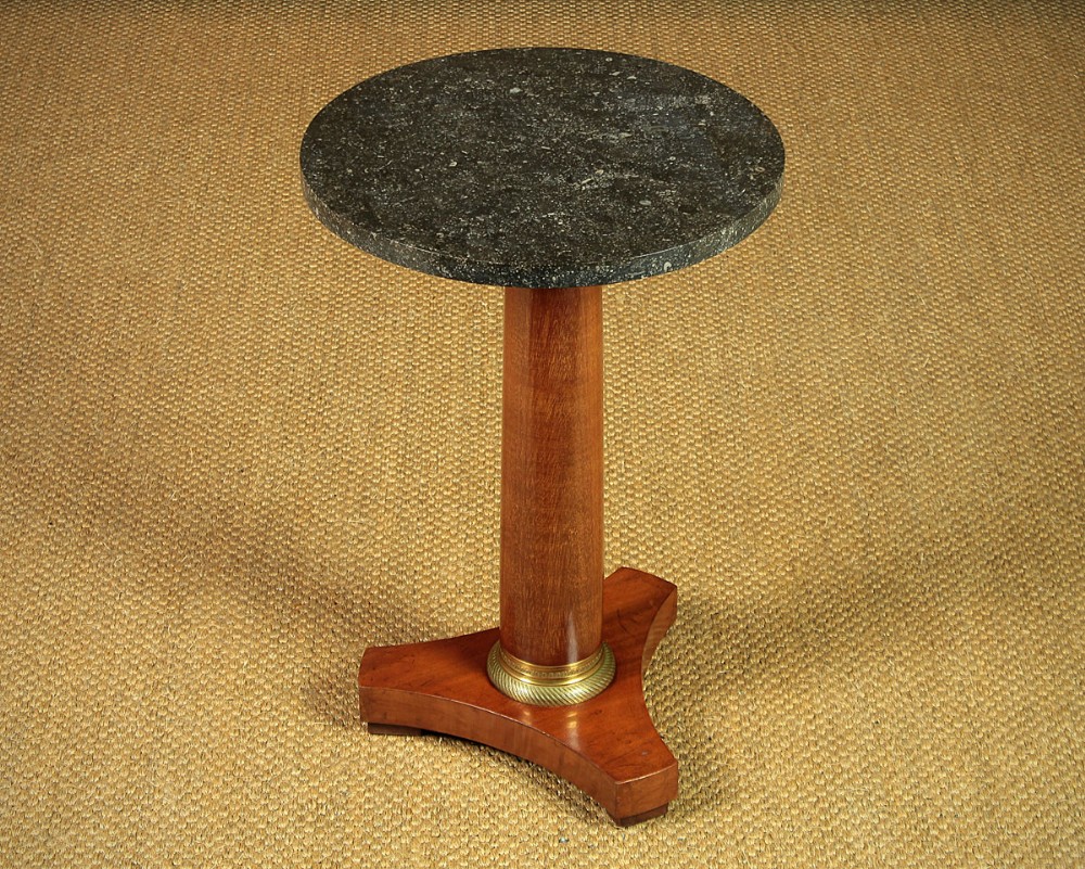French Empire Style Marble Top Wine Table c.1920.