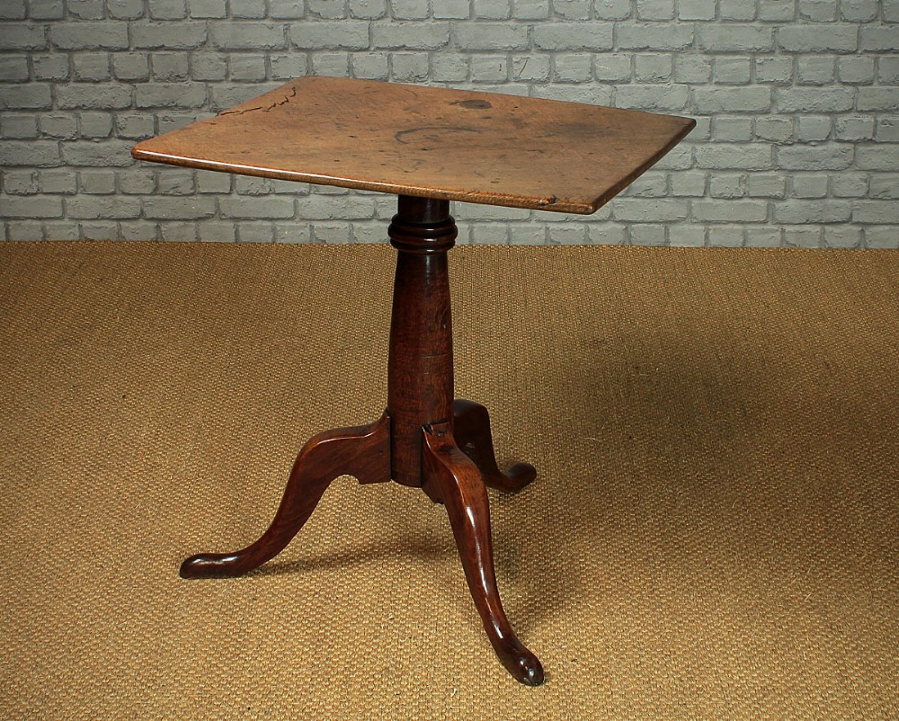 Primitive Oak Tripod Table c.1800.