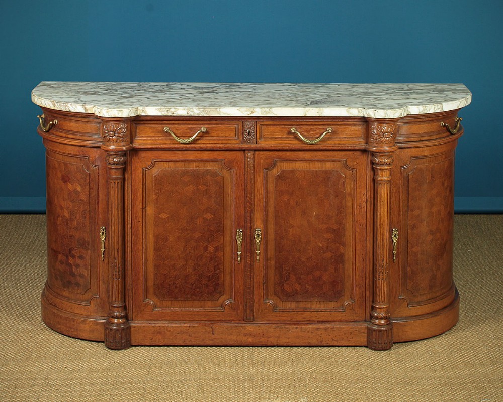 Antique marble on sale top sideboard