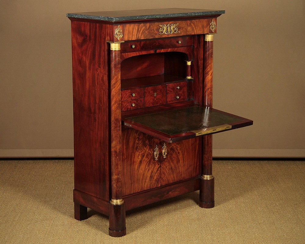Empire Style Secretaire Abattant c.1820.