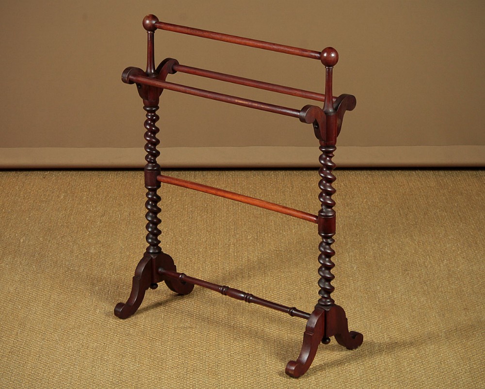 Mahogany Towel Rail c.1860.
