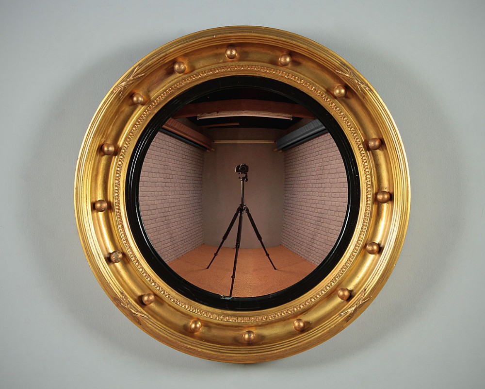Convex Gilded Mirror c.1880.